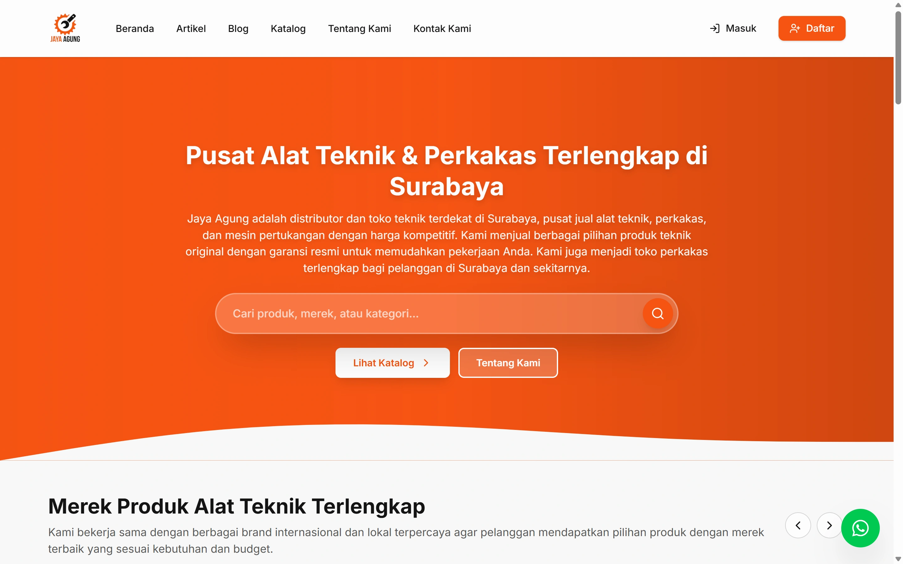 Project Overview: SEO Distributor Alat Teknik dan Perkakas